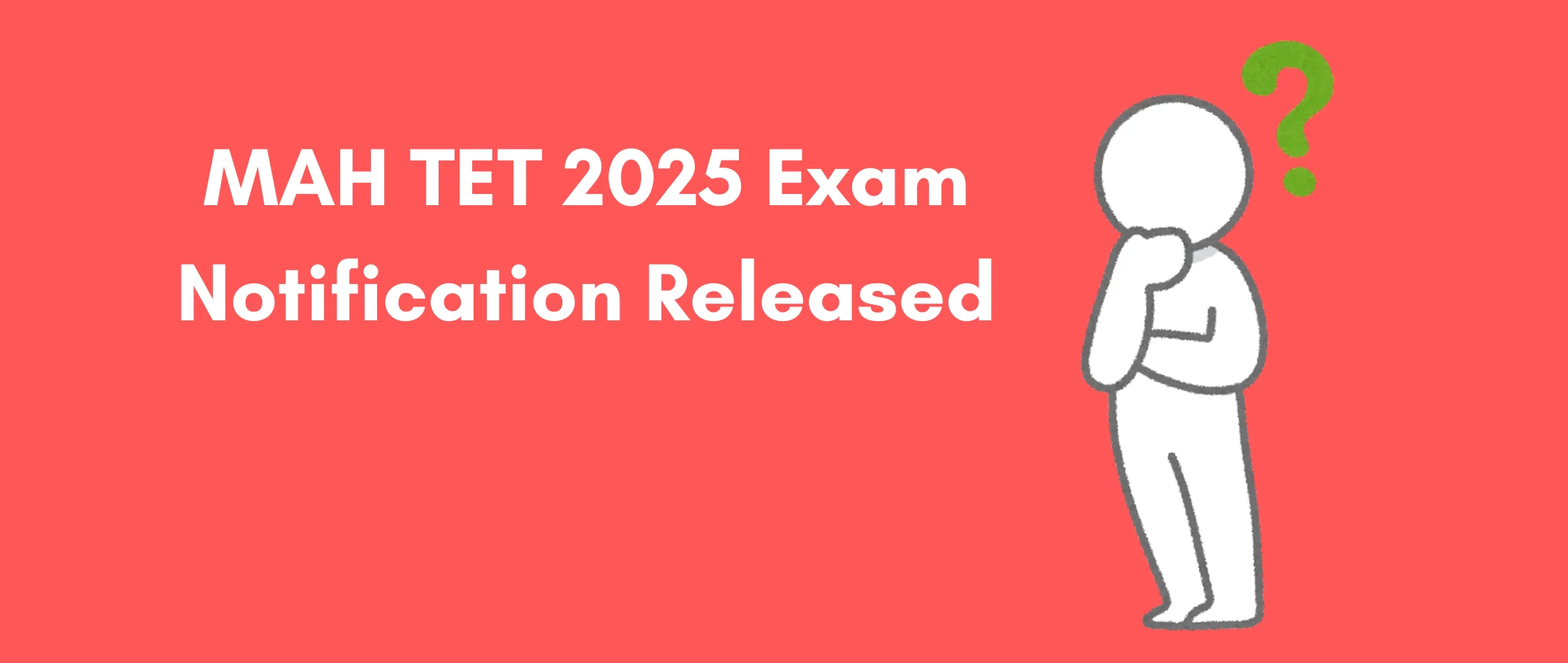 MAH TET 2025 Exam Notification Released